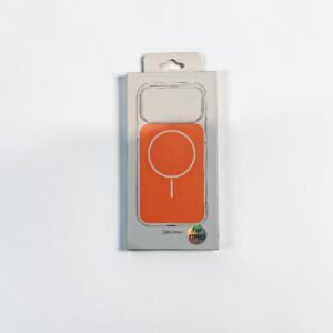 Capa magnética da marca Generic na cor laranja Cosmic para o iPhone 17 Pro