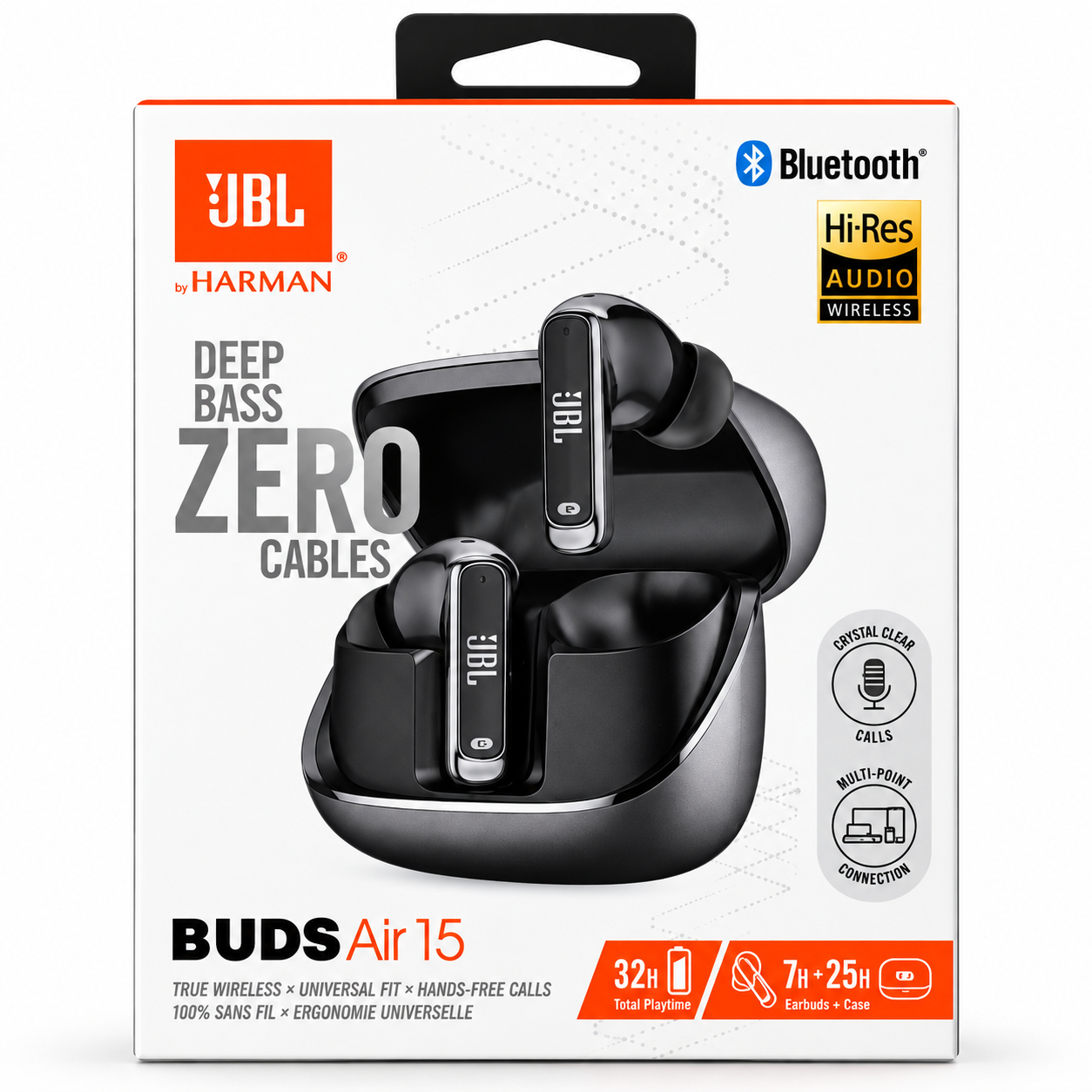 Fones de Ouvido Sem Fio JBL Buds Air 15