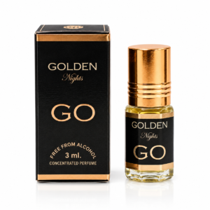 Golden Nights GO — Perfume Concentrado Sem Álcool 3 ml