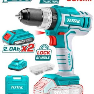 Furadeira de Impacto Sem Fio TOTAL Li-ion com Conjunto de Ferramentas