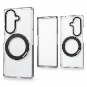 Capa Transparente com Anel para Samsung Galaxy Z Fold7 - Crystal Ring