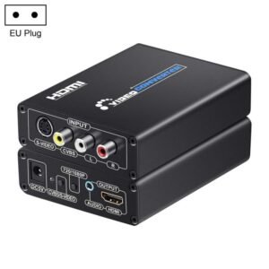 Conversor de Vídeo NK-H28 AVS-Video para HDMI 1080p com Áudio 3,5 mm
