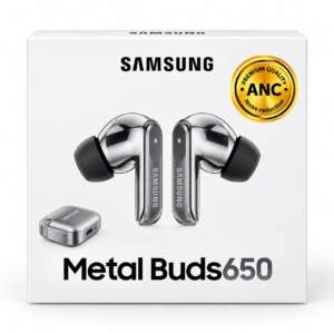 Fones de Ouvido Metal Buds650 - Cinza