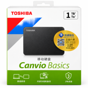 Disco Rígido Externo Portátil Toshiba Canvio Basics 1 TB