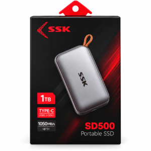 SSK SD500 Portable SSD 1 TB — SSD Externo Portátil USB-C