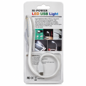 Hi-POWER LED USB Light – Lâmpada LED Flexível e Portátil USB